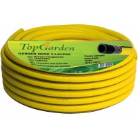 Маркуч градински 1/2 цол, 30м., трислоен, TopGarden 402115